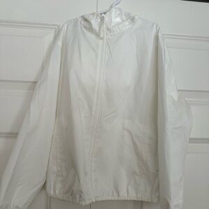 Uniqlo Kids White Raincoat